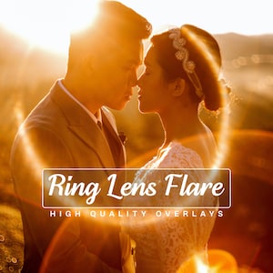 40+ Ring lens flare overlays, Ring Lens Flare, Light flare overlays, Rainbow lens flare, Photo overlay, Wedding overlay