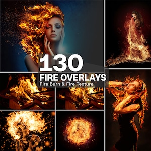 Fire Overlays Complete Pack, Fire Overlay Photoshop, Fire Burning, Fire Texture, Bonfire