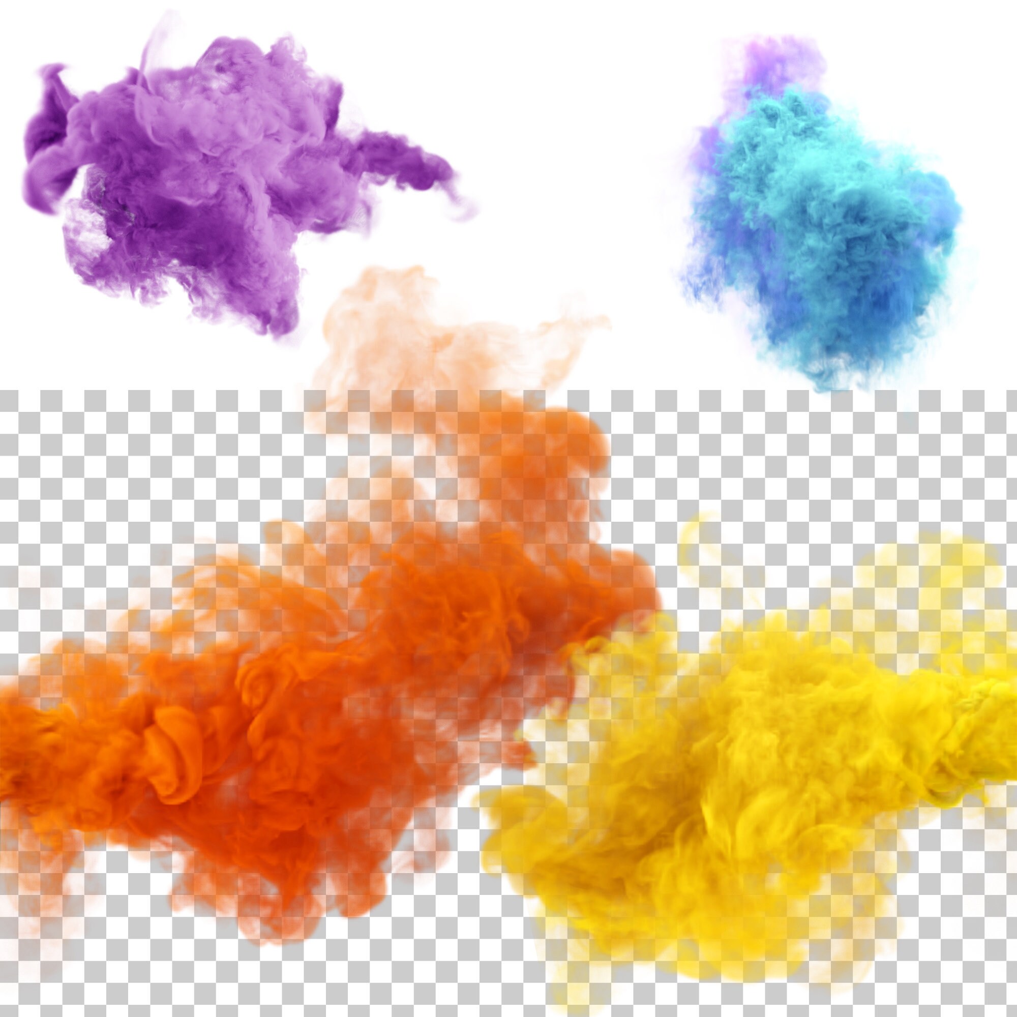 165 Smoke Bomb PNG Photo Overlays, Fog Effects, Powder Explosion ...