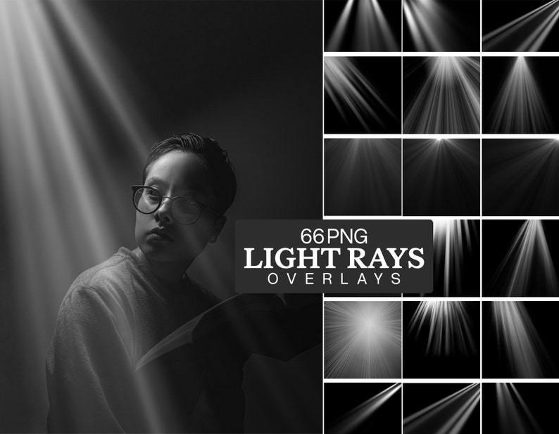 light rays overlay