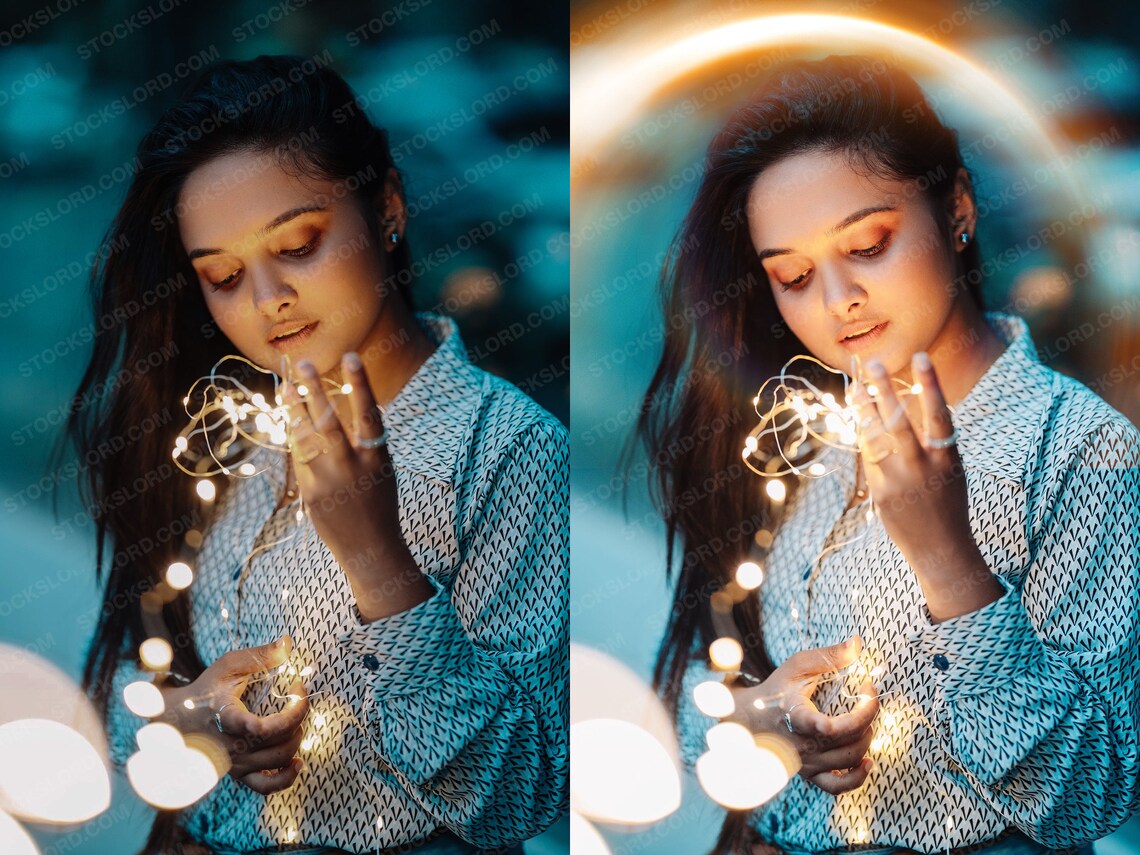 40 Ring Lens Flare Overlays, Ring Lens Flare, Light Flare Overlays