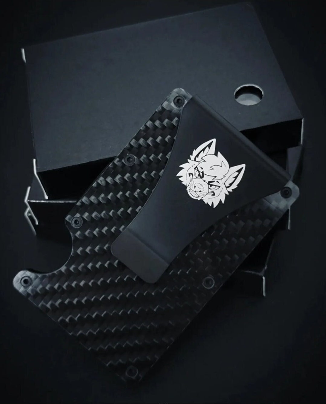 Real Carbon Fiber Minimalist Wallet Etsy