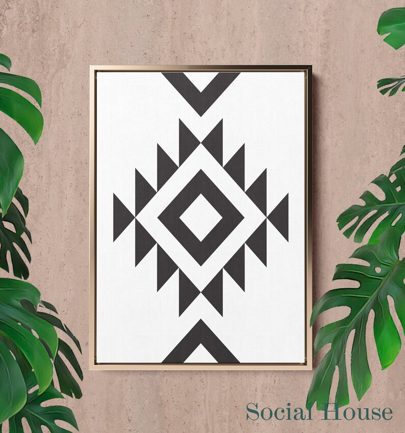 Aztec Wall Art Boho Print Download Prints Southwestern Art Etsy