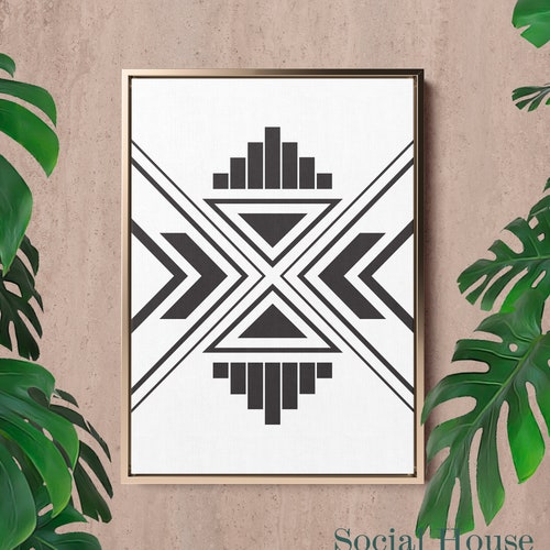 Aztec Print Wall Art Aztec Printable Southwestern Decor Aztec - Etsy