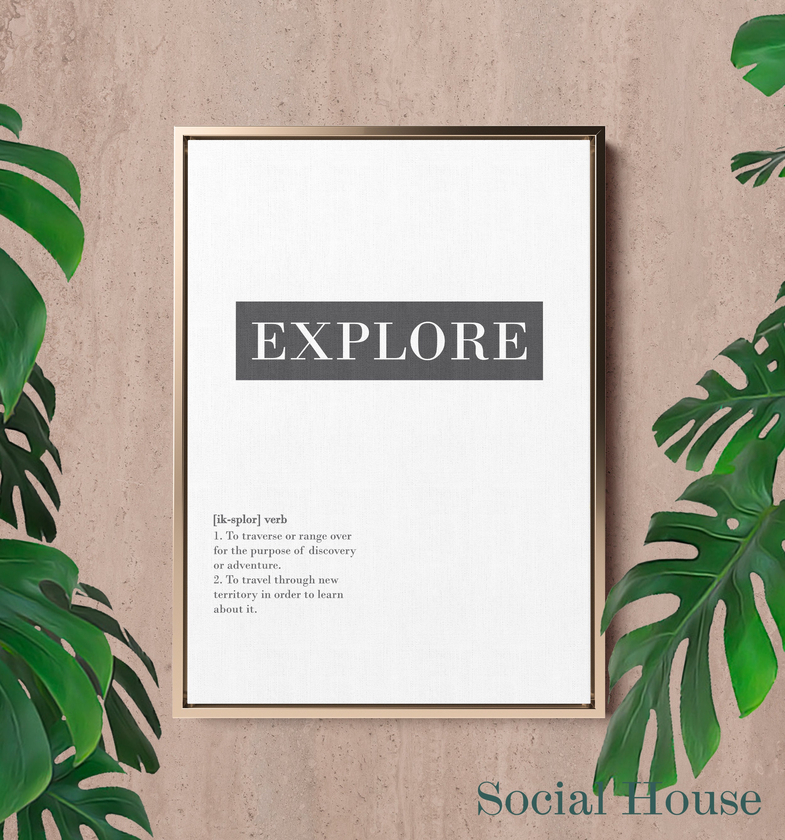 Explore Definition Print DIGITAL DOWNLOAD Explore Print Etsy