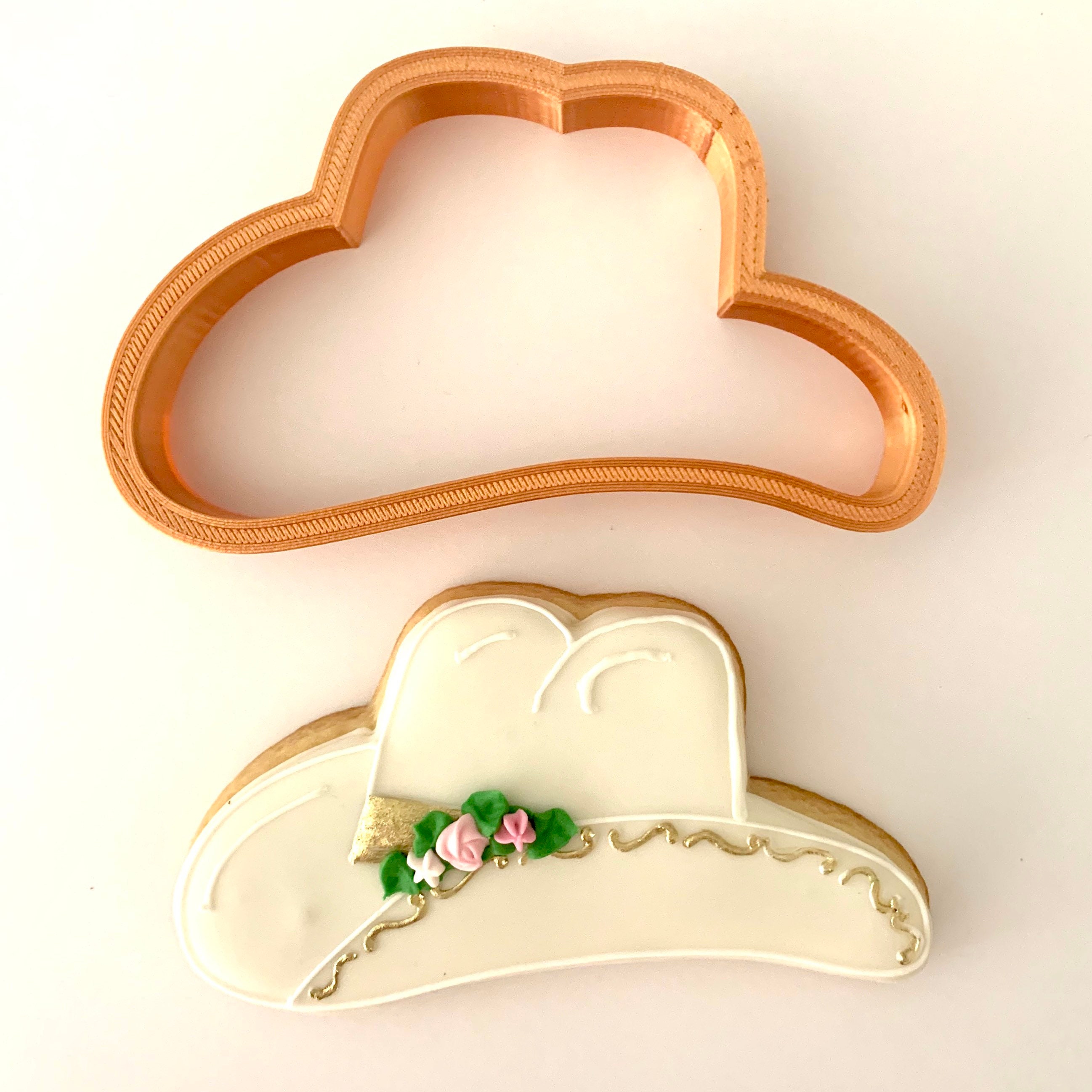 Cowboy Hat or Cowgirl Hat Cookie Cutter Etsy