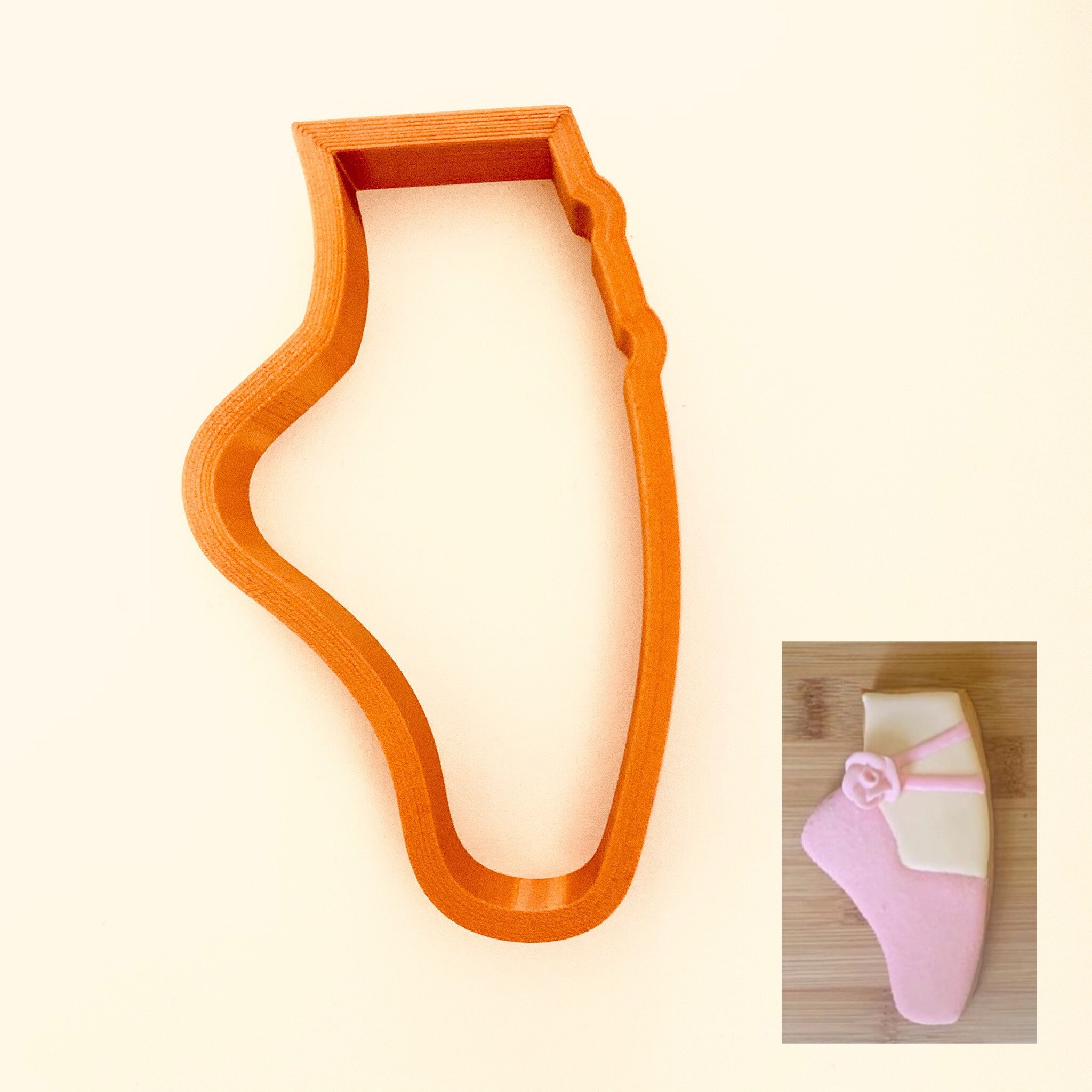 Ballet Slipper Cookie Cutter Etsy