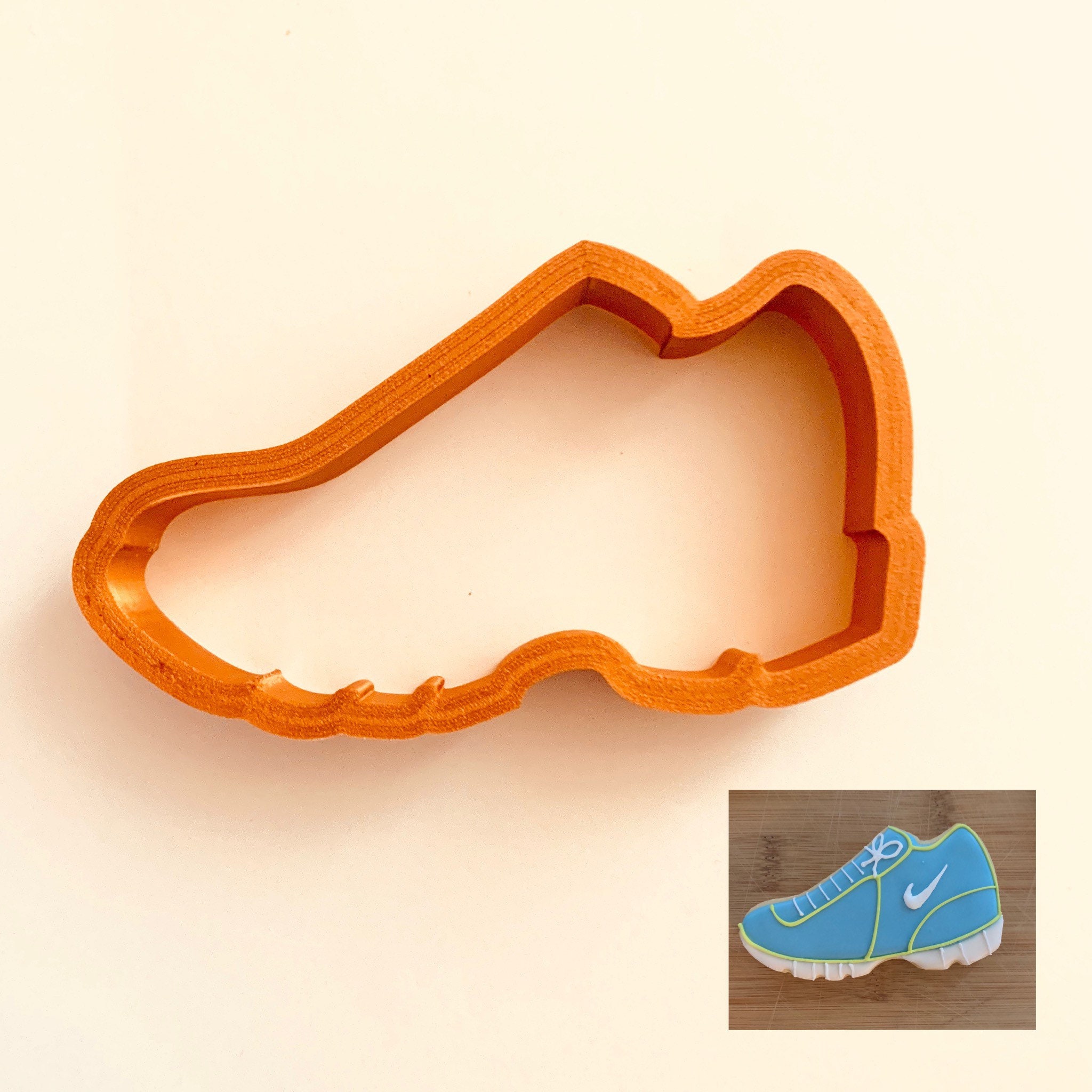 Running Shoe Cookie Cutter Etsy