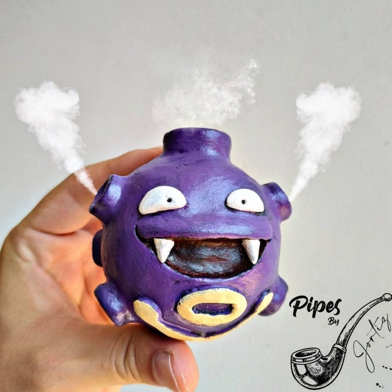 Ceramic pipe koffing weezing Pokémon pipa cerámica Etsy
