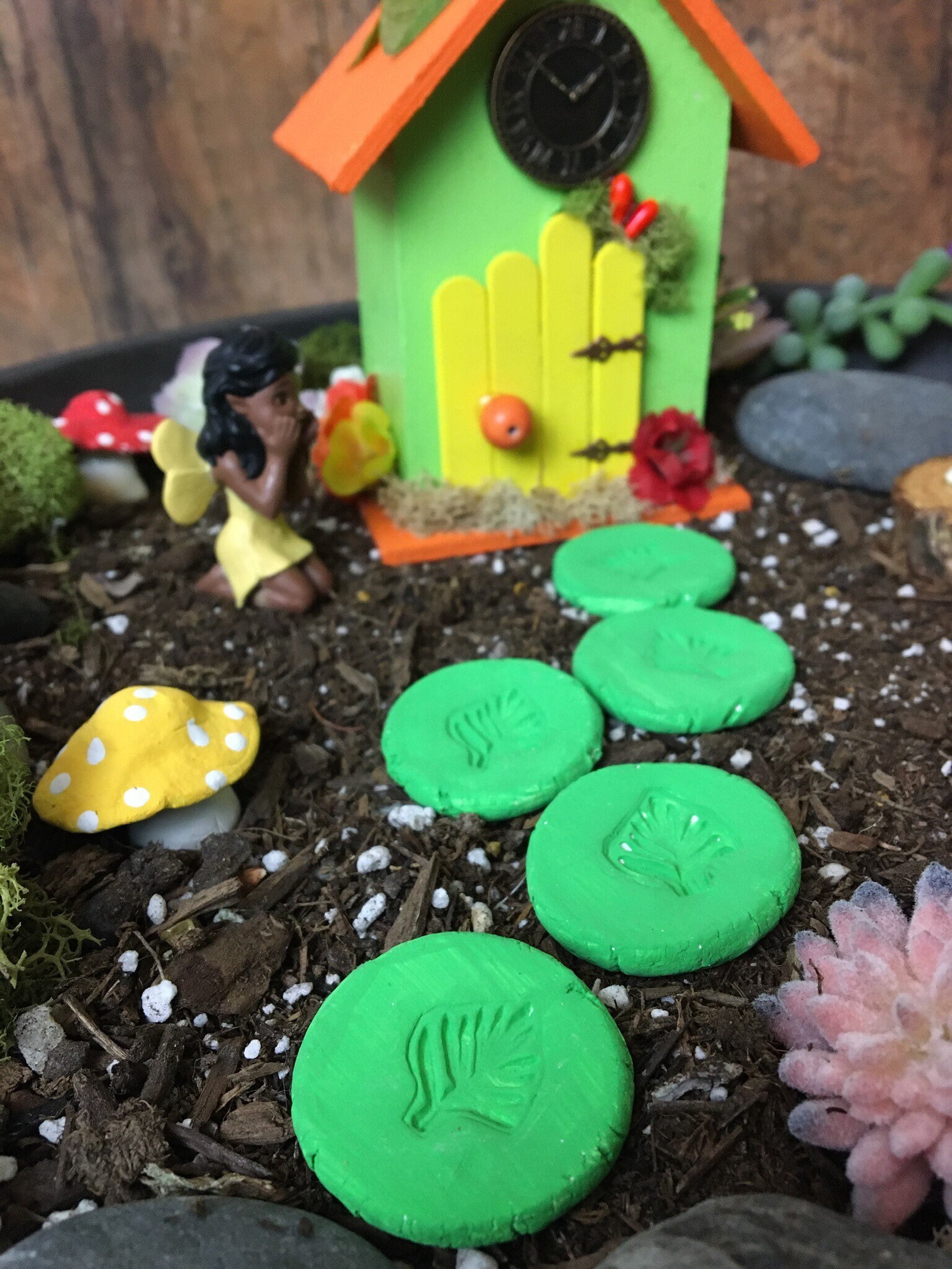 Stepping Stones Fairy Garden Garden Décor Fairy Garden Etsy