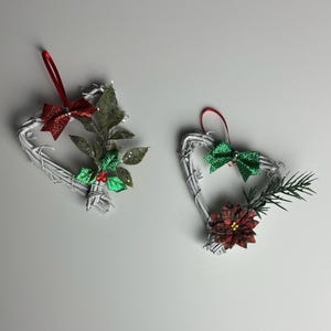 Heart Christmas ornaments