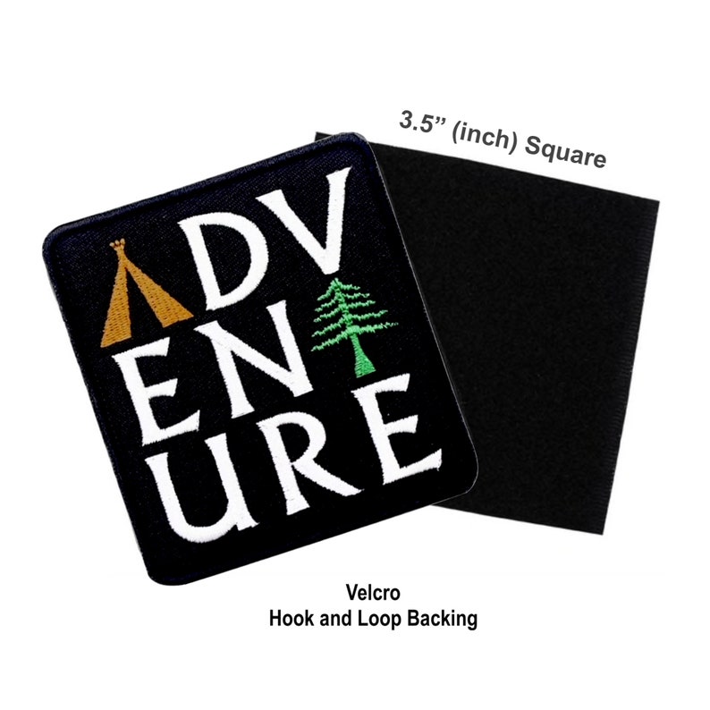 Adventure patch embroidery patch adventure patch velcro  etsy