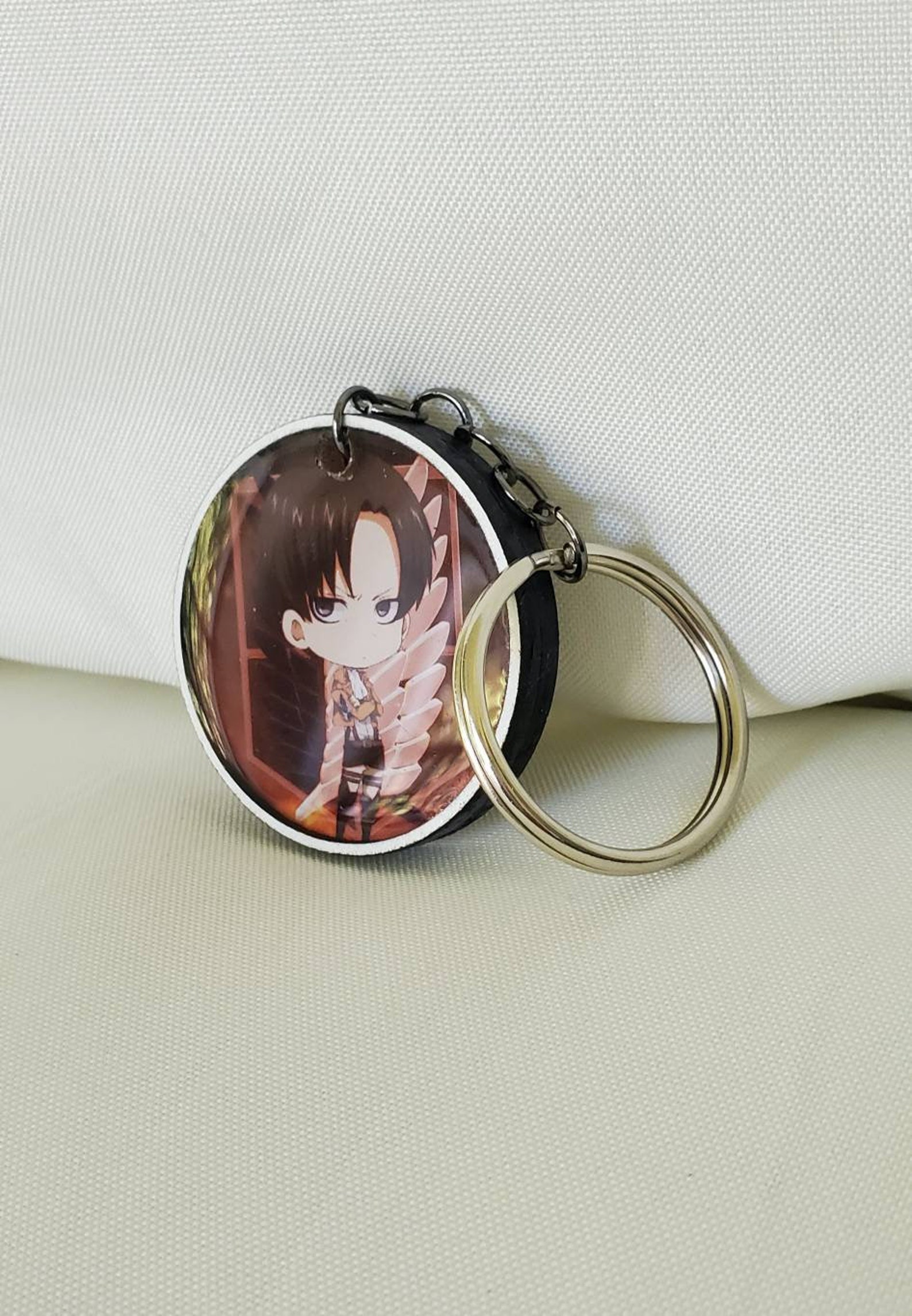 levi attack on titan keychain