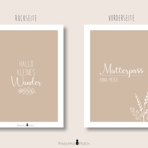 Mutterpass "Beautiful Beige"
