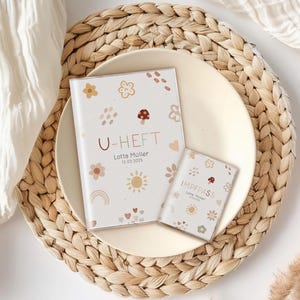 U-Heft & Impfpass " Sun Colors" 3-teilige Hülle mit extra Fach für Impfpass und Krankenkassenkarte.
