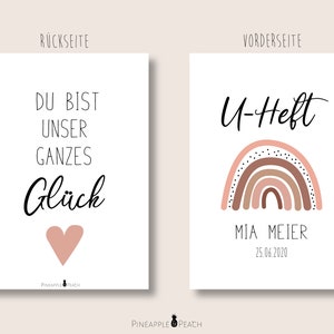 U-Heft & Impfpass "Rainbow" 3-teilige Hülle mit extra Fach für Impfpass und Krankenkassenkarte.
