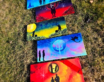 Twenty One Pilots Canvas Set- FREE Clancy Album Addition will be included in 4 or 5 piece set purchases