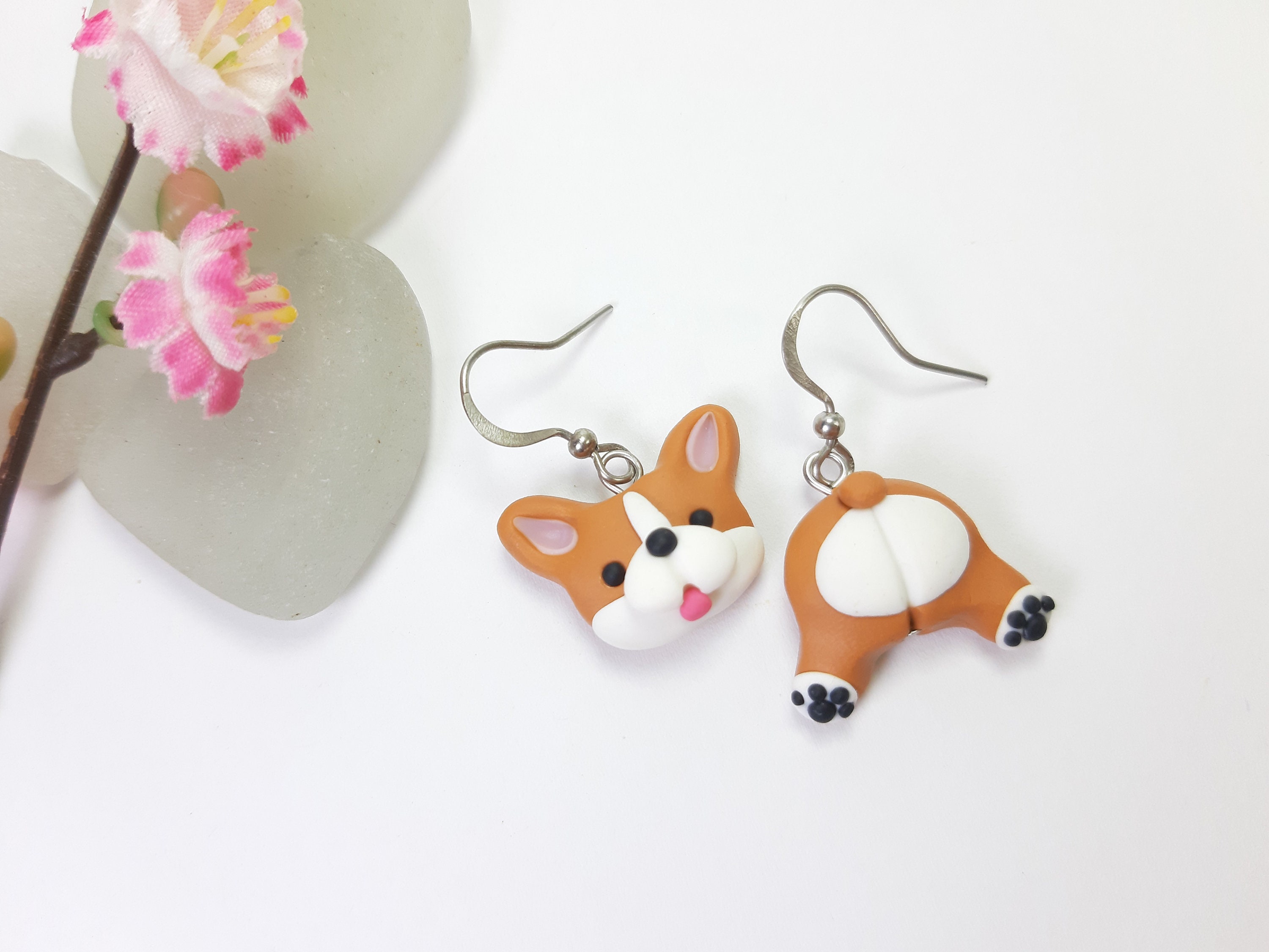 Corgi earrings 2024