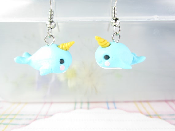 Narwhal earrings sale