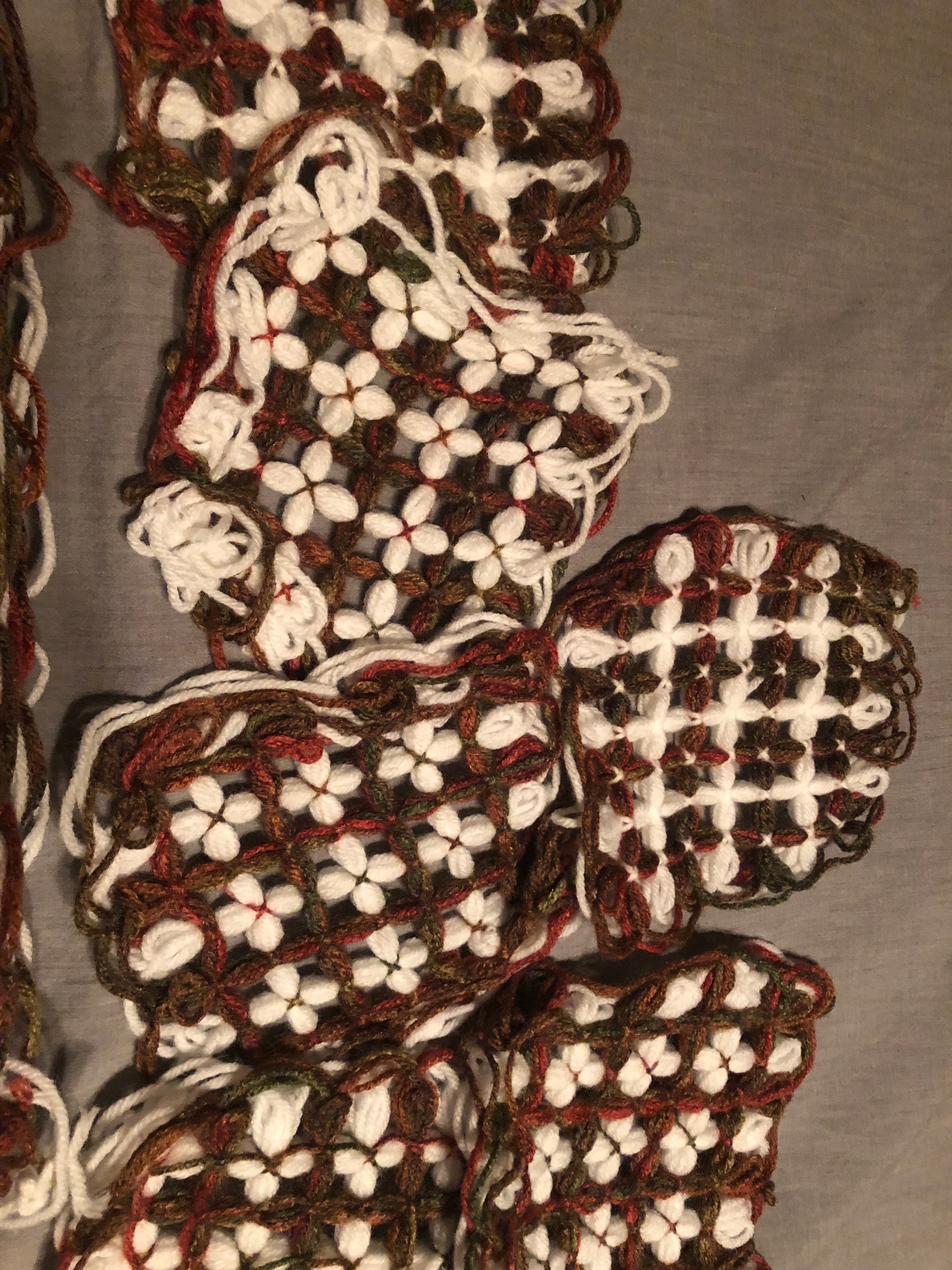 Handmade Yarn Loom Placemats set of 6 and 6 potholders Etsy