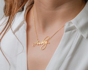 Personalized Name Necklace - Silver Name Necklace - Gold Mama Necklace - Custom Name Necklace - Gift for Her