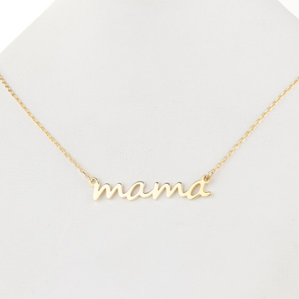 Mama Necklace, Mom Necklace, Mother's Day Gift, Minimal Necklace for Moms, Perfect Gift for Mom, New Mom Gift