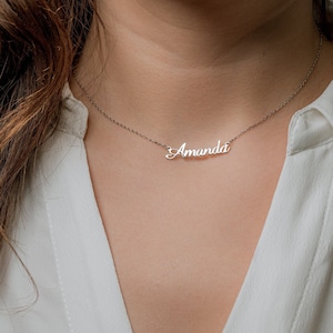 Personalized Name Necklaces - Silver Name Necklace - Gold Mama Necklace - Custom Name Necklace - Name Necklace - Gift for Her