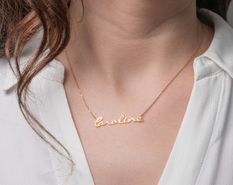 Sterling Silver Dainty Name Necklace: Personalized Jewelry Gift - Main Image