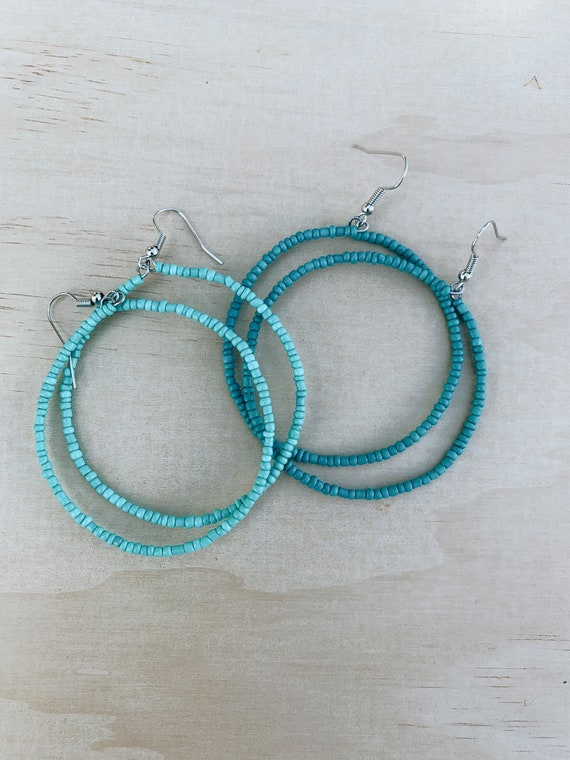Teal Hoops