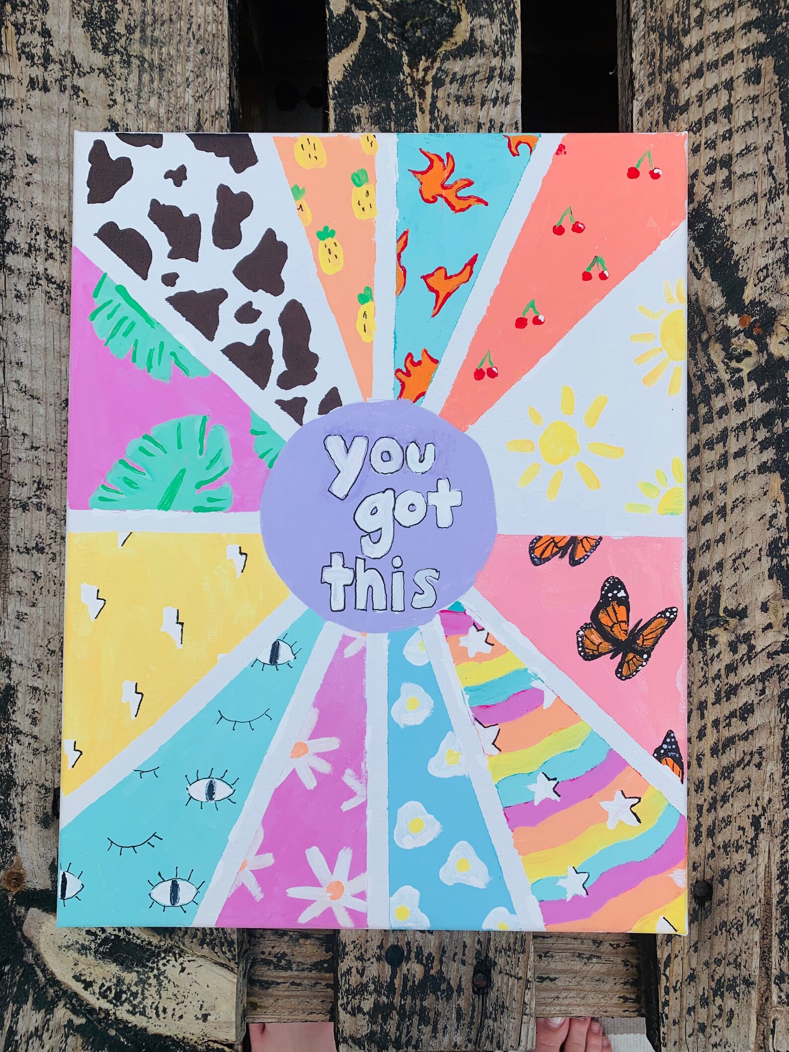 You Got This Tiktok Trend Acrylic Canvas Painting - Etsy