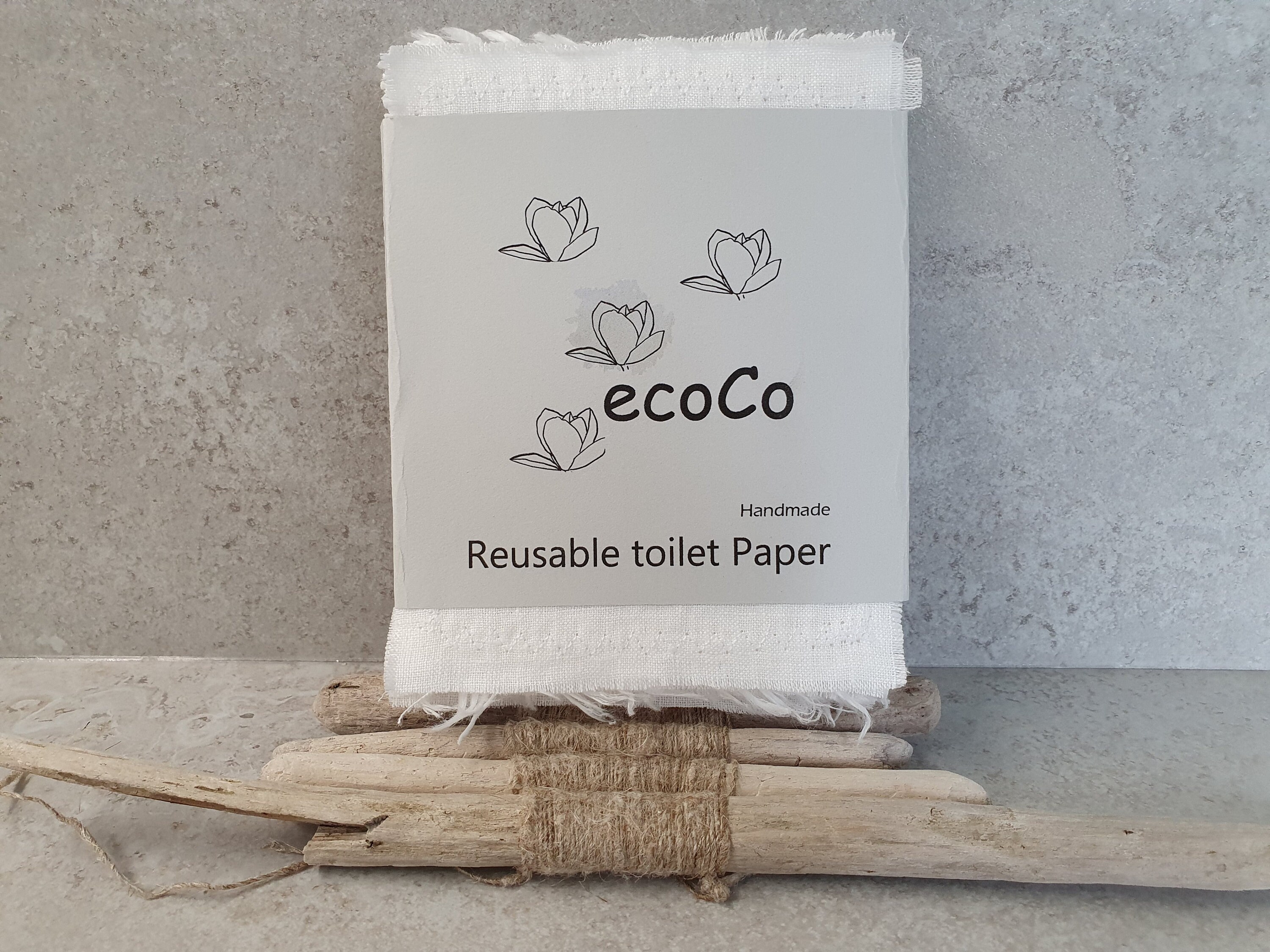Handmade White Cloth Reusable Toilet Paper / Set of 9 Soft Etsy