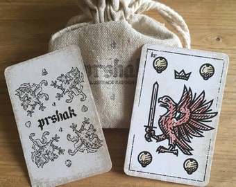 Prshak: deck of cards – Medieval inspiration