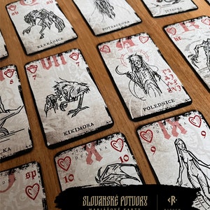 Slavic monsters - Deck of cards