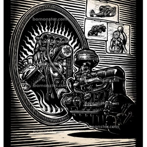 Drag Racing Signed Litho Print &quot;Dream Big&quot;