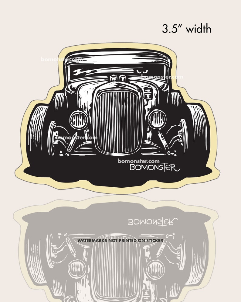 Hot Rod Sticker 