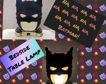 Batman Table Lamp Etsy
