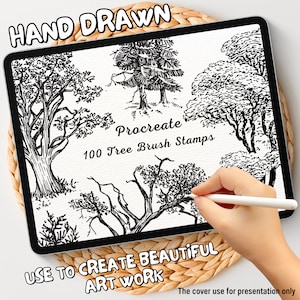 100 tampons de brosse d’arbre | Procréer des timbres de brosse d’arbre | Timbres de procréation d’arbres | Procréer des timbres d’arbres | Procréer un arbre | Procréer des timbres