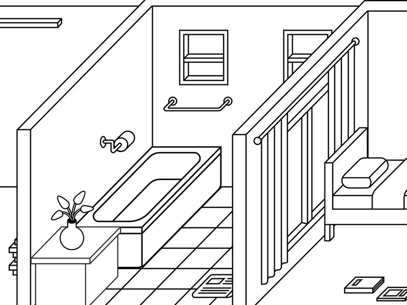 Room Creator Brush Stamps | Procreate Room Creator Brush Stamps | Room ...