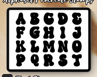 Alphabet Brush Stamps | Procreate Alphabet Brush Stamps | Alphabet Procreate Stamps | Procreate Alphabet Stamps | Procreate Alphabet