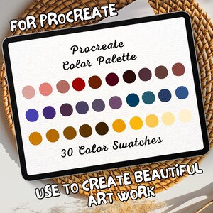 Procreate Color Palette | Procreate Palette | Procreate Swatches | Procreate Tool | Color Palette | Color Swatches | Color Pack | Color Set