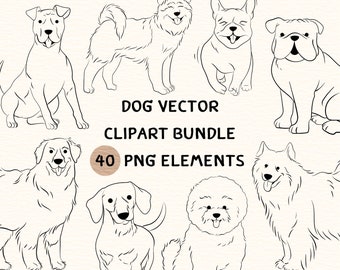 Dog Vector Clipart Bundle | Dog Vector Clipart | Dog Clipart | Dog Png Clipart | Dog Png | Dog Png Format | Dog Png Bundle | Dog Vector