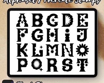 Alphabet Brush Stamps | Procreate Alphabet Brush Stamps | Alphabet Procreate Stamps | Procreate Alphabet Stamps | Procreate Alphabet