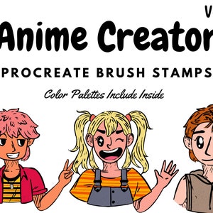 Anime Creator Brush Stamps | Procreate Anime Creator Brush Stamps | Anime Creator Procreate Stamps | Procreate Anime Creator Stamps