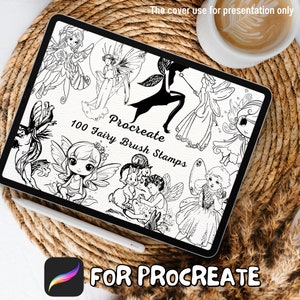 100 tampons de pinceau féerique | Procréer des timbres de brosse de fée | Timbres de procréation de fées | Procréer des timbres de fées | Procréer Fée | Procréer des timbres