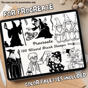 100 Sellos de pincel de asistente / Sellos de pincel de asistente de procrear / Sellos de procrear de asistente / Sellos de asistente de procrear / Asistente de procrear