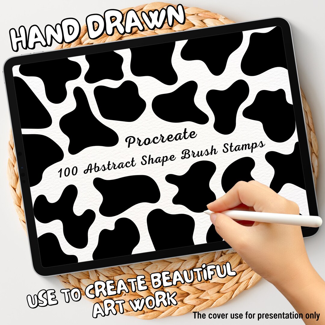 100 Abstract Shape Brush Stamps | Procreate Abstract Shape Brush Stamps ...