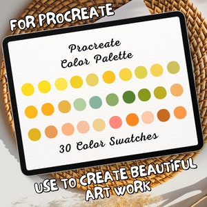Procreate Color Palette | Procreate Palette | Procreate Swatches | Procreate Tool | Color Palette | Color Swatches | Color Pack | Color Set