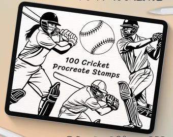 100 Cricket Brush Stamps | Procreate Cricket Brush Stamps | Cricket Procreate Stamps | Procreate Cricket Stamps | Procreate Cricket