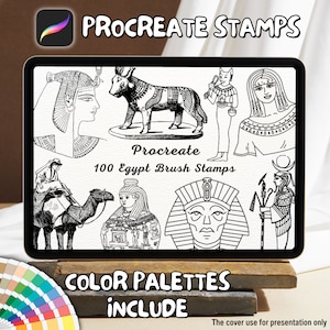 100 Egypt Brush Stamps | Procreate Egypt Brush Stamps | Egypt Procreate Stamps | Procreate Egypt Stamps | Procreate Egypt | Procreate Stamps