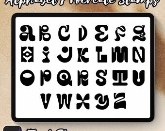 Alphabet Brush Stamps | Procreate Alphabet Brush Stamps | Alphabet Procreate Stamps | Procreate Alphabet Stamps | Procreate Alphabet